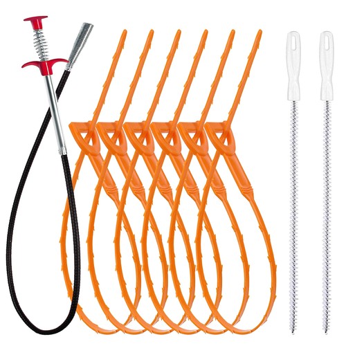 Drain snake hair remover - drain,