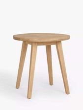 John Lewis Burford Round Garden Bistro Table 75cm Acacia Wood Natural Garden