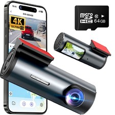 64GB Dash Cam 4K UHD Front