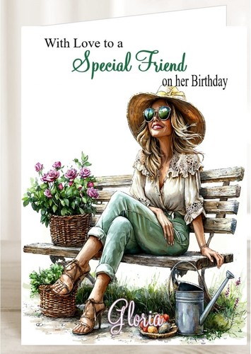 Personalised birthday card