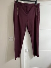 Next Ladies Burgundy Tailored