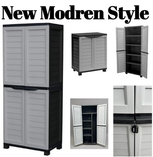 Tall plastic cupboard storage - tall,