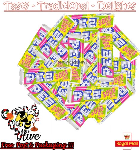Pez sour fruit candy - pez, refills