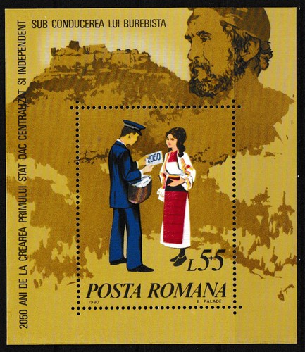 Romania postman handing over - -,