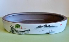 Bonsai dish glazed260 155 - dish, x