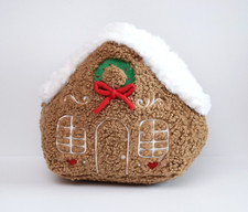 TK Maxx Christmas Door Stop Cushion Gingerbread House Decorative Xmas