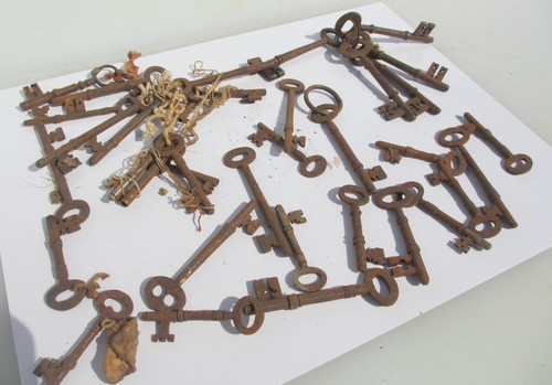 Antique keys doors - antique,