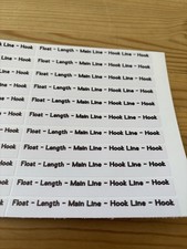 48 PRINTED VINYL POLE LABELS -