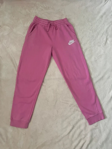 Nike girls pink fleece joggers - nike,