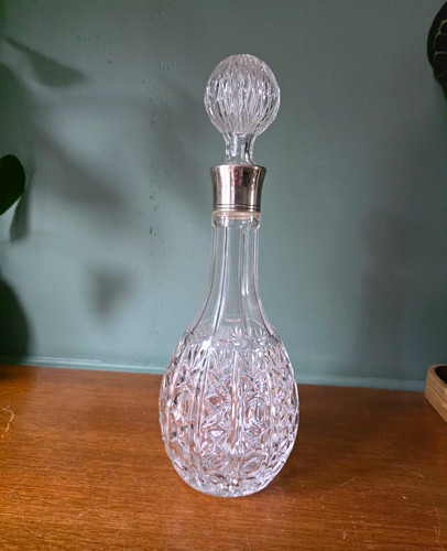 Vintage cut crystal glass - vintage,