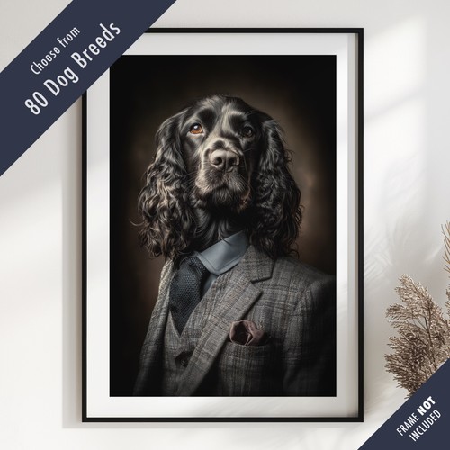 Smartly dressed dog portrait - smartly,