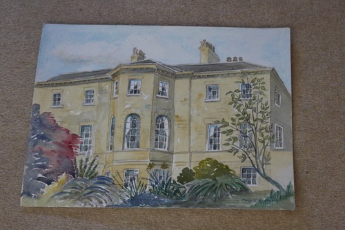 Original water colour country - colour,