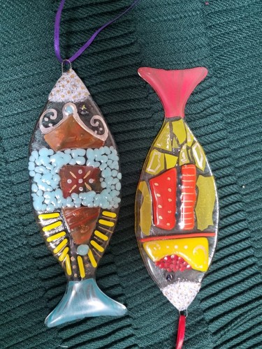 Wall art fish design - wall,