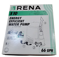 Rena S10 Energy Efficient Water Pump For Fountain or Aquarium New