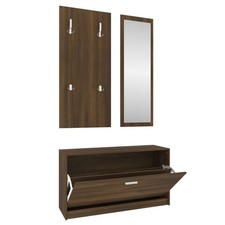 3-in-1 Wooden Shoe Cabinet Set