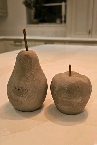 Decorative concrete apple - decorative,