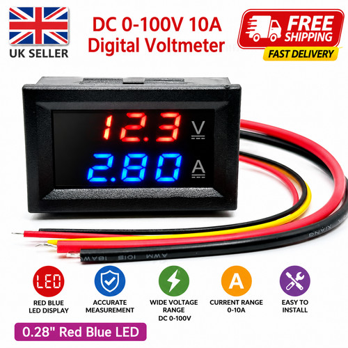 100v 10a voltmeter - 100v,