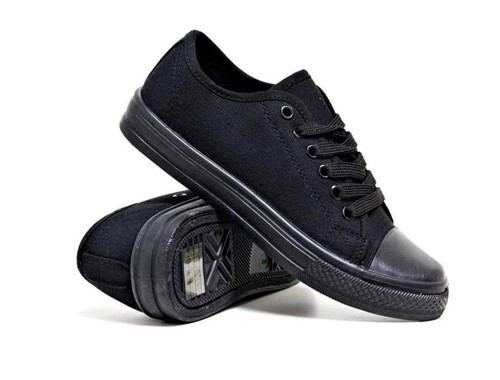 Adults canvas shoes black - shoes,