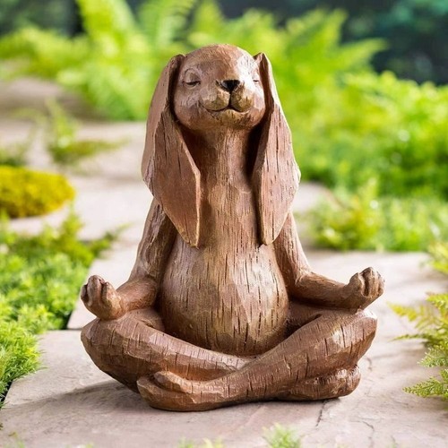 Garden ornament yoga easter - ornament,