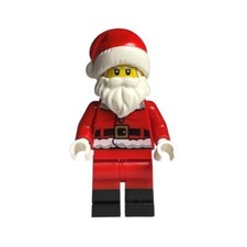 LEGO City Santa Minifigure Fur Lined Coat Black Boots from 40565