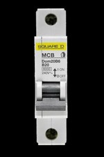 SQUARE D 20 AMP CURVE B 6kA