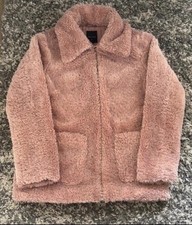 Ladies Pink Teddy Faux Fur