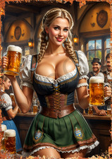German BeerSexy Girls Pinup