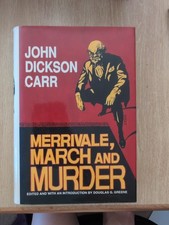 Merrivale, March And Murder John Dickson Carr First Edition Fine Condition