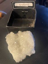 Apophyllite Crystal Comes In Black Box