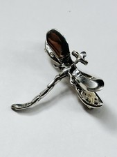 Mirage silver dragonfly brooch