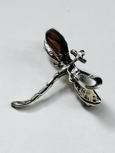 Mirage silver dragonfly - , brooch