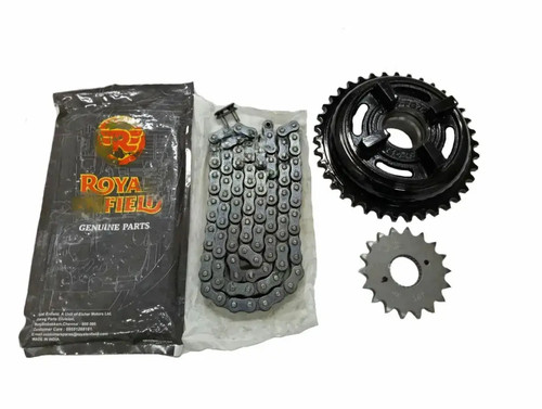 Complete chain sprocket kit - chain,