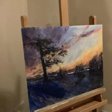 Original Art - Dusk in Oil or