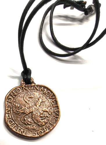 Roman coin replica pendant - roman,