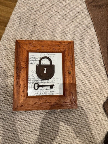 Antique style wooden key - antique-style, box