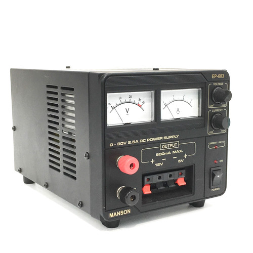Manson 603 triple output dc - manson, ep-603