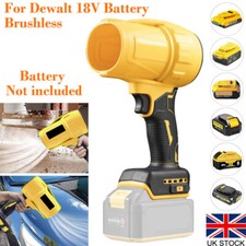 High Power Blowing Hair Dryer Strong Wind Turbo Jet Fan for Dewalt 18V Battery