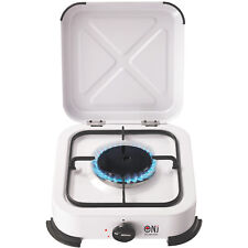 Portable Gas Stove 1 Burner LPG Cooker Single Compact Outdoor Cooktop Lid NJ-01
