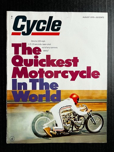 Cycle aug 1970 ajs - aug, stormer