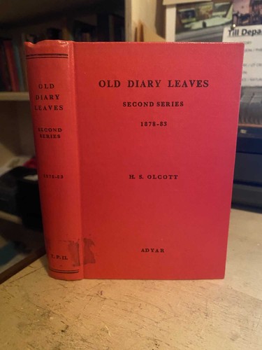 Olcott old diary leaves - diary, leaves: