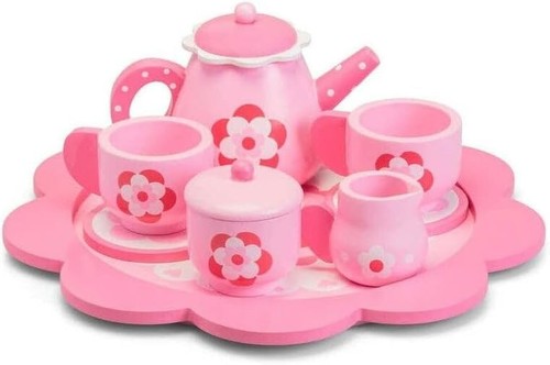 Wooden flower pink - pink, tea