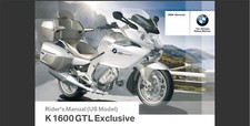 2013 BMW K1600 GTL Exclusive USA Model Maintenance and Owner's Manual (Reprint)