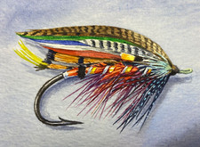 Watercolor Painting Lure Fly