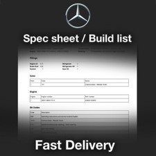 Mercedes full spec - mercedes, sheet
