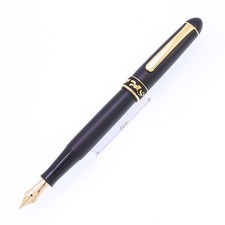 PLATINUM #3776 Higo Inlay #96 Ginkgo NIB 14K gold F