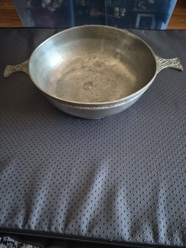 Vintage celtic pewter bowl - celtic,