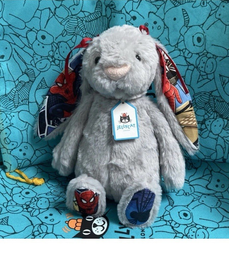 Jellycat grey bunny plush - bunny, soft
