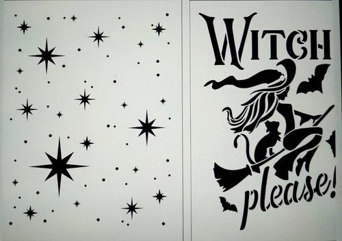 2pcs witch stars reusable - &,
