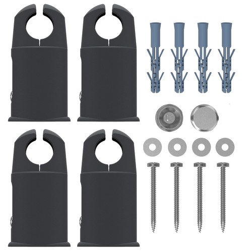Anthracite clamp brackets for - anthracite,