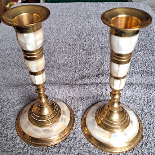Pair art deco - brass, and